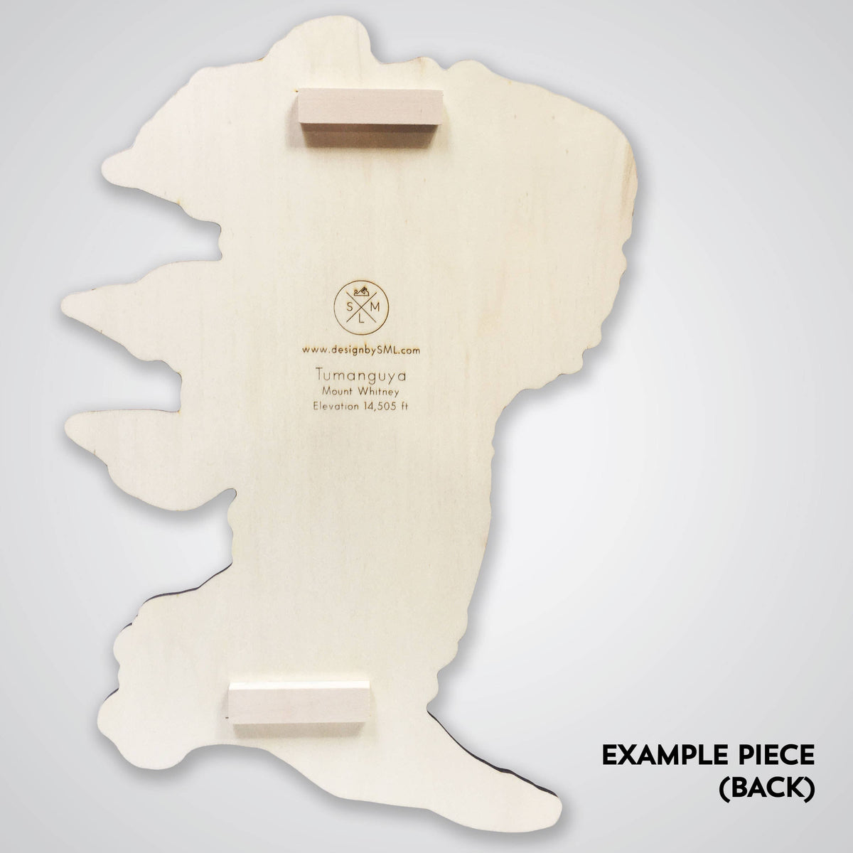 Custom Wood Wall Art | Mountain Map Art | Topography Map