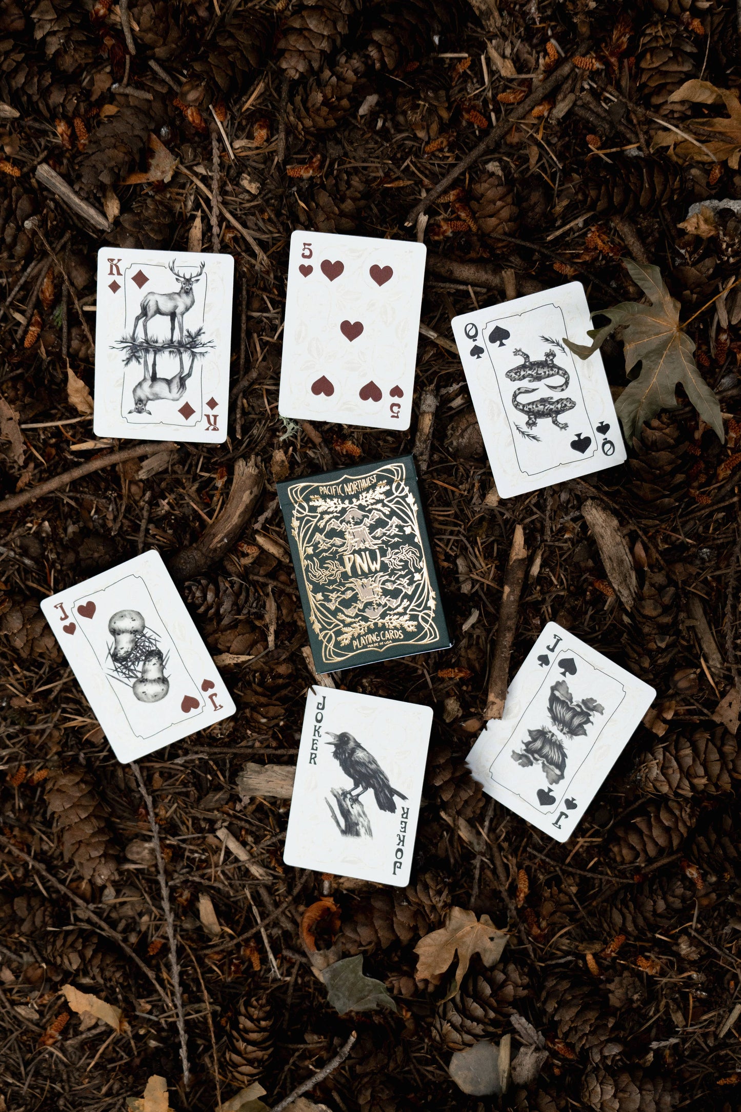 PNW Evergreen Playing Cards