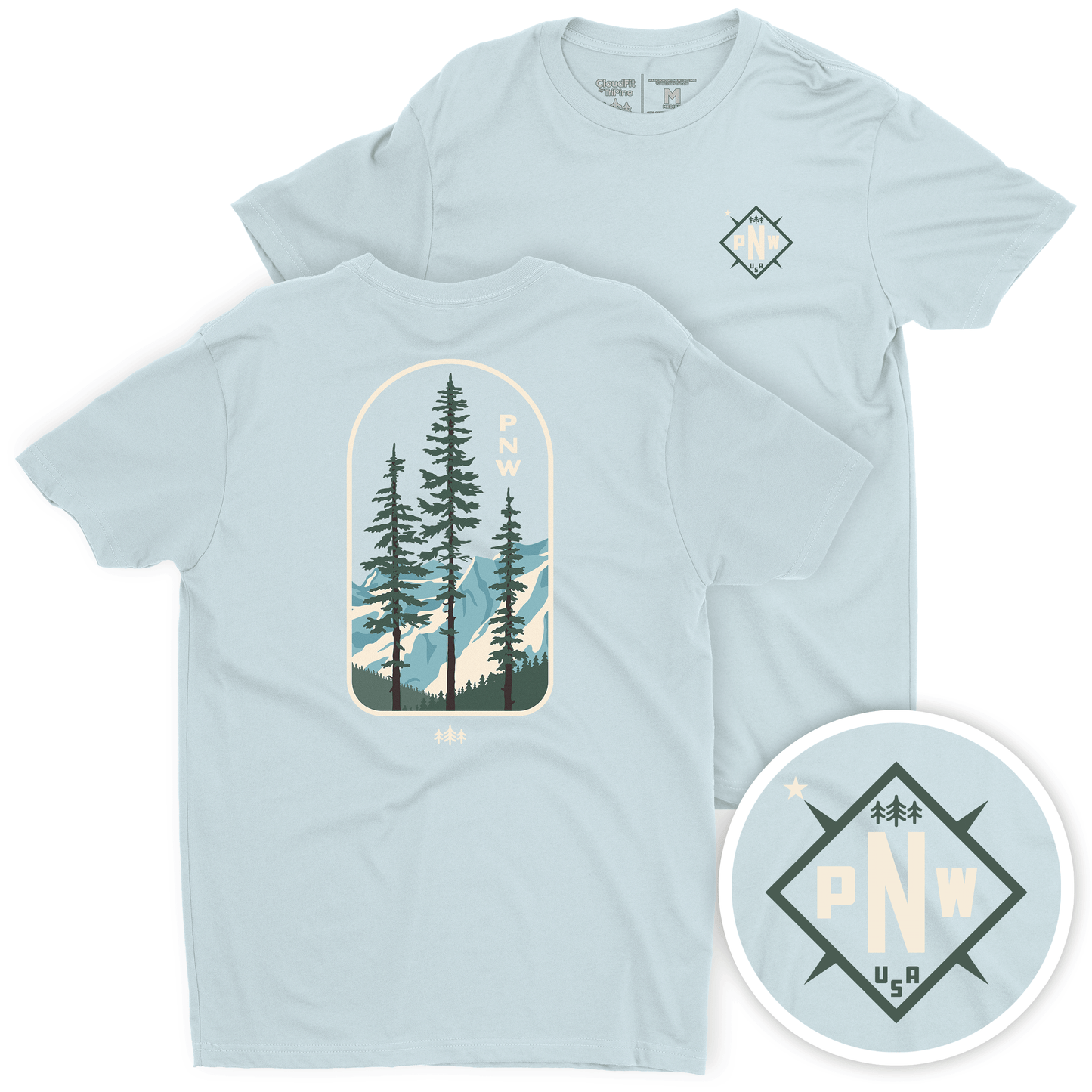 Pacific Northwest CloudFit Tee