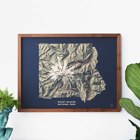 Mount Rainier National Park Map