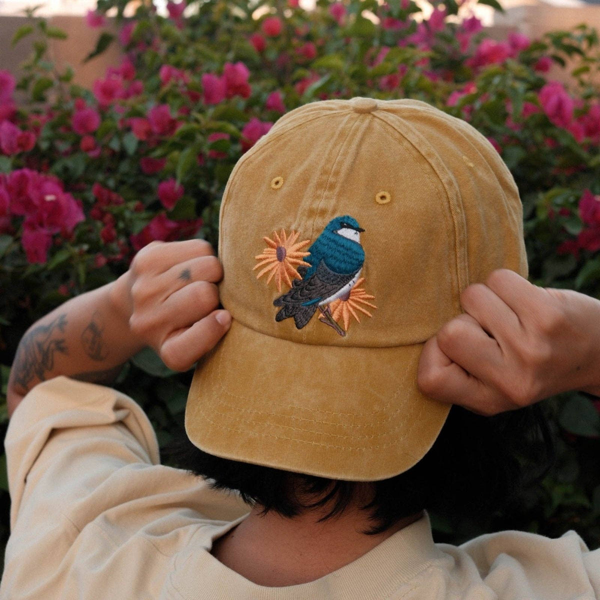 Tree Swallow Washed Hat