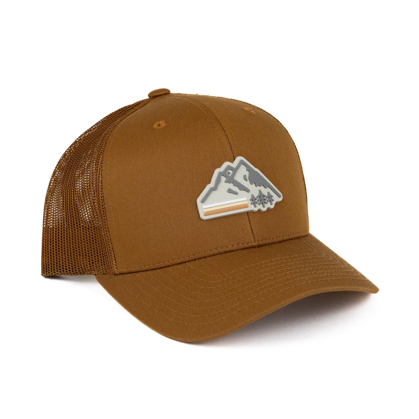 Retro Mountain Trucker Hat
