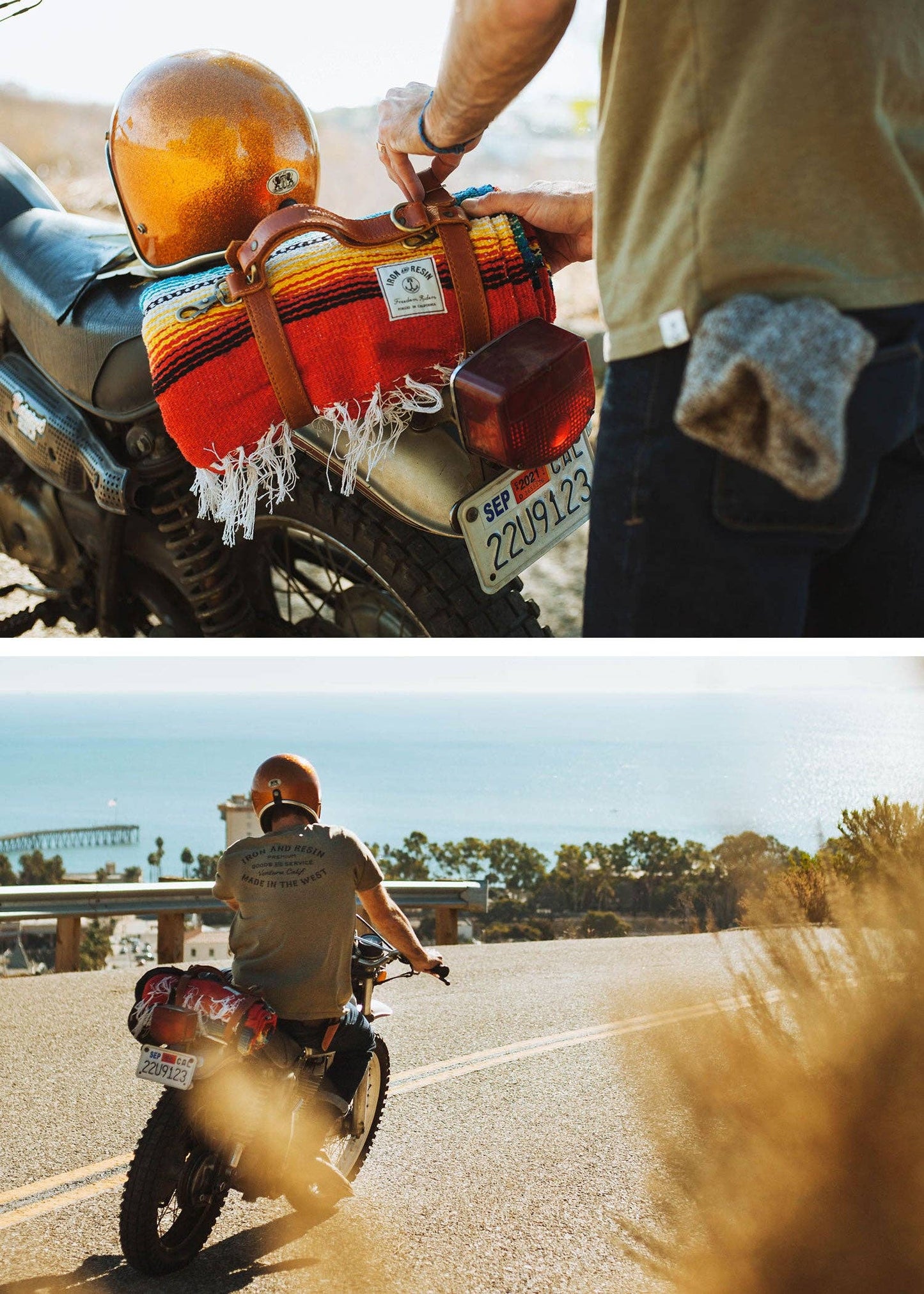 Leather Blanket Roll