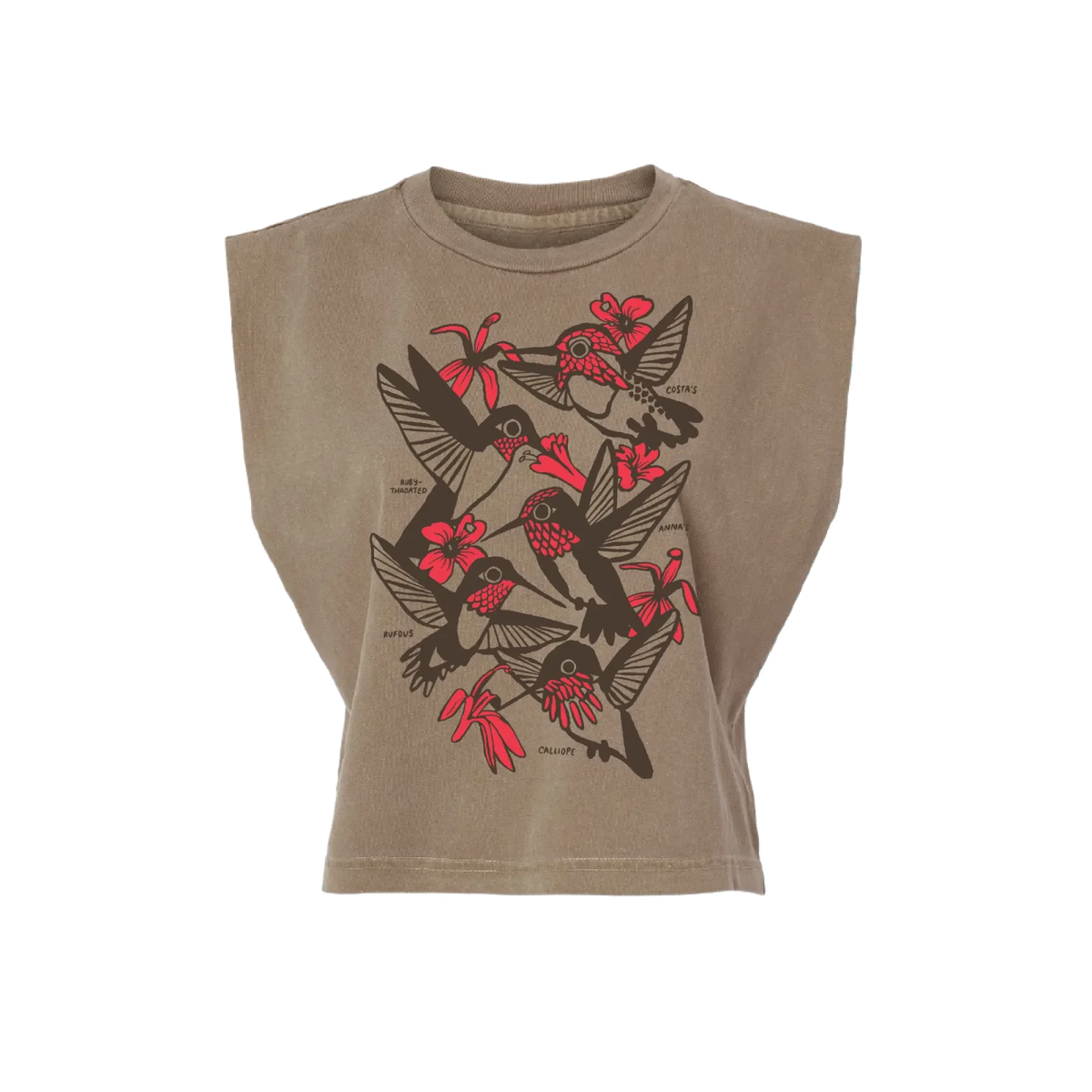 Hummingbirds Boxy Tank