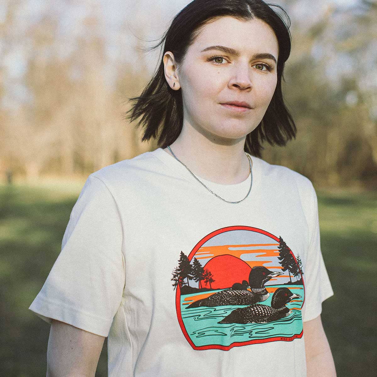 Retro Common Loon Lightweight Tee