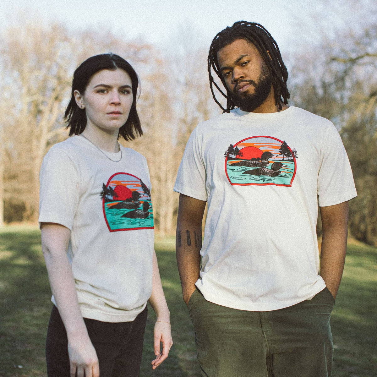 Retro Common Loon Lightweight Tee